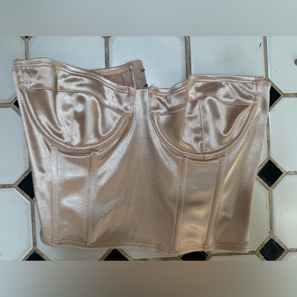 Edikted champagne corset top